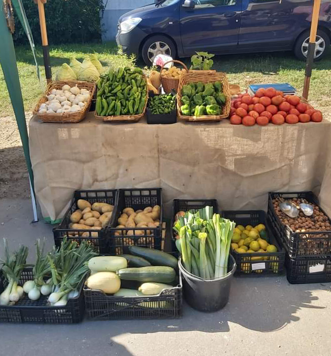 Imagen de puesto de frutas y verduras